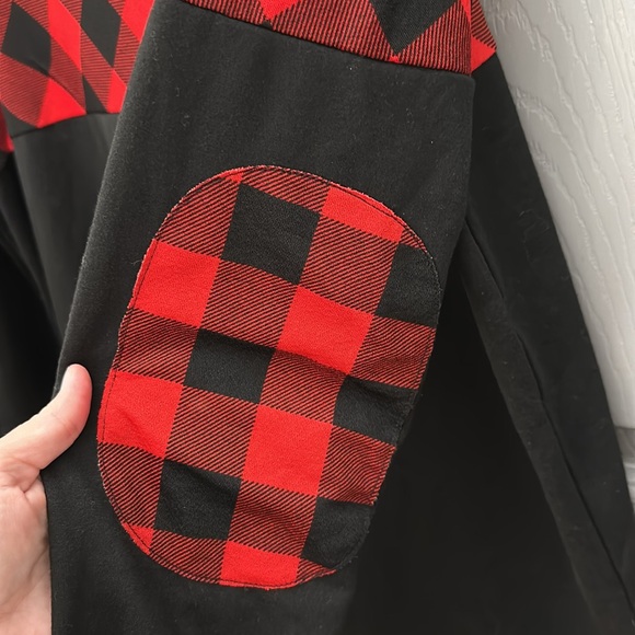 Blooming Jelly Buffalo Check Crewneck Sweatshirt - Picture 4 of 6